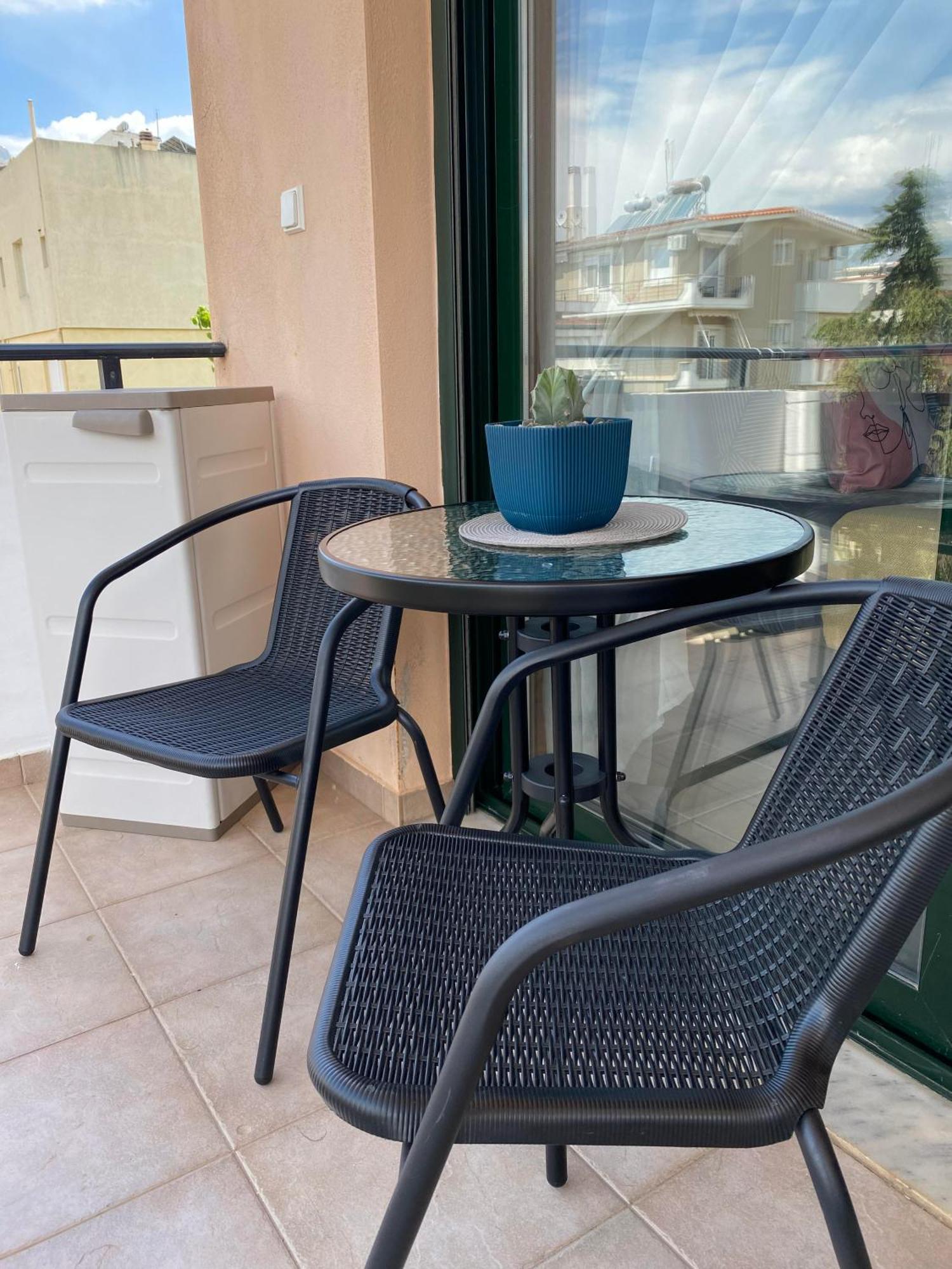 Ferienwohnung B6 Coquette Néa Khilí Exterior foto